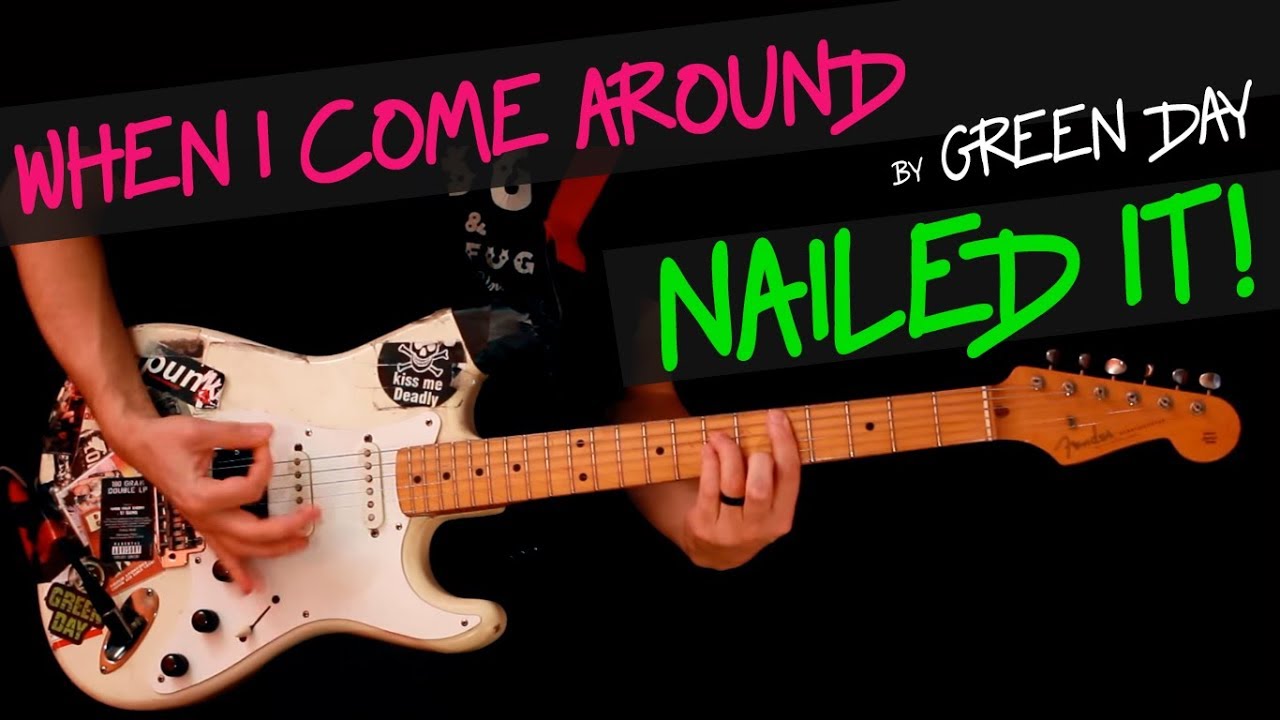 When i come around guitar cover by GV