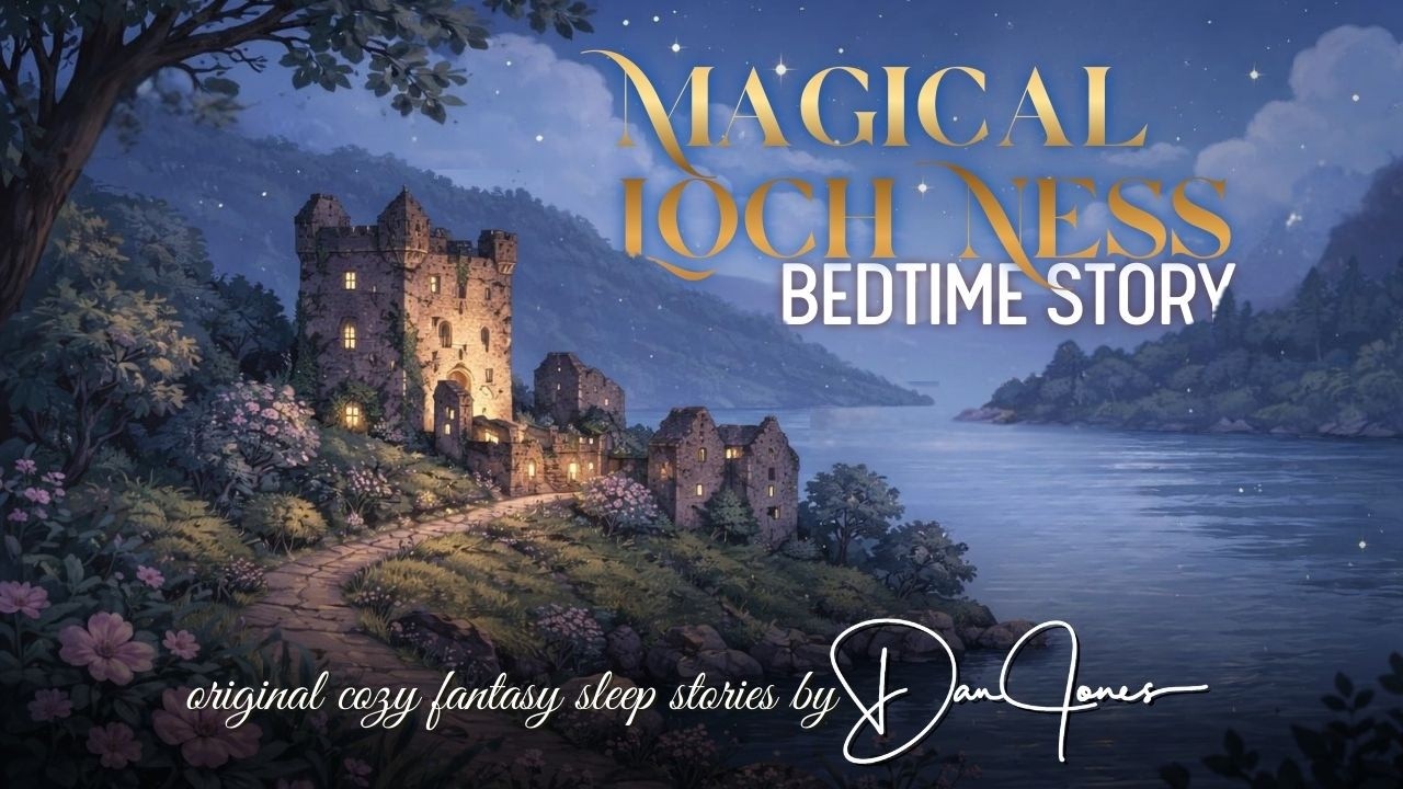 THE MAGICAL LOCH NESS | Long Cozy Calm Bedtime Story for Grown Ups | Ends with a Gentle Thunderstorm