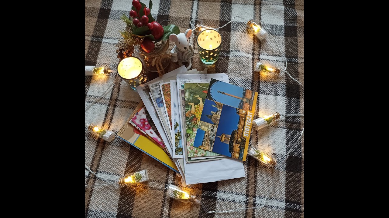 ПОСТКРОССИНГ//Postcrossing//Входящие №39//Предновогодняя почта и рукодельные финиши)