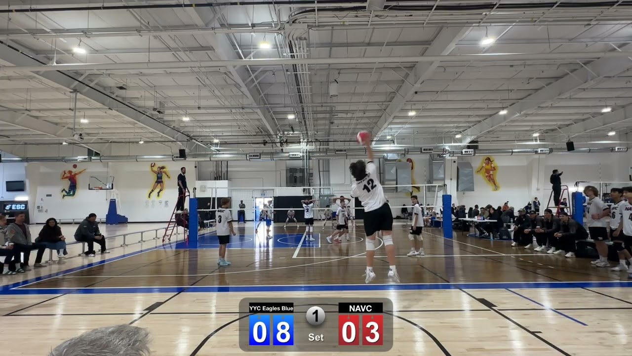 1. 2026 Premier 2 U14 NAVC vs YYC Eagles Blue 1st set