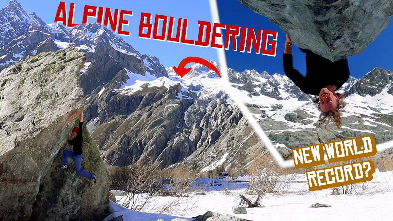 You can Boulder HERE? - Ailefroide Bouldering 🏔️ | Europe Tour Part 3