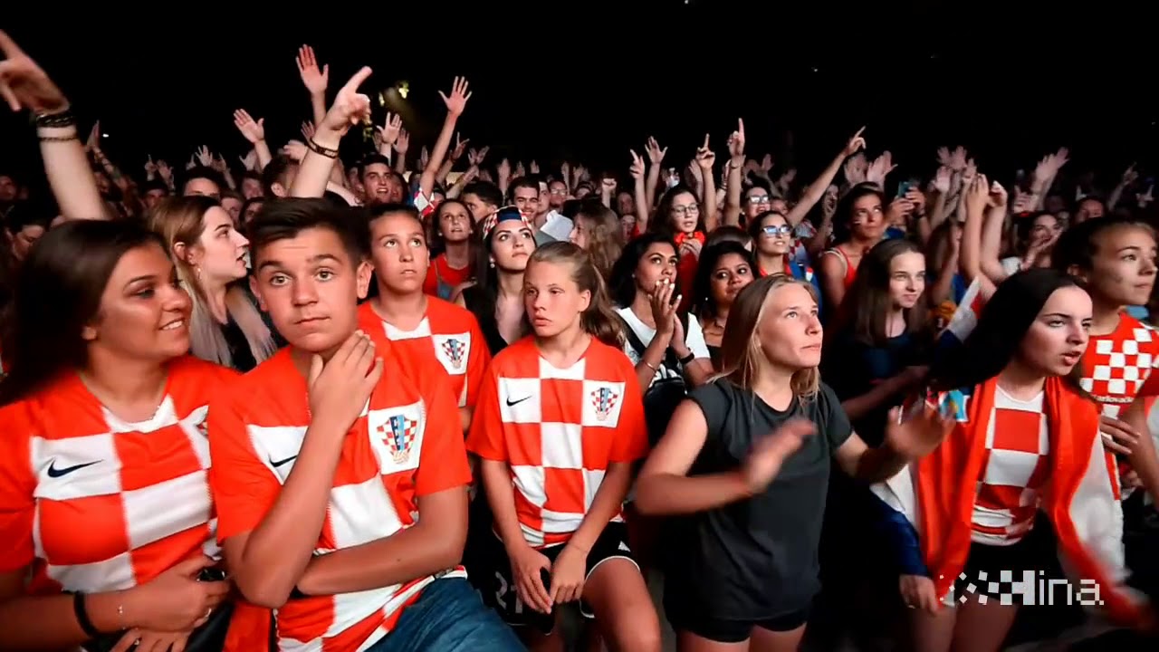 Gledanje polufinalne utakmice Hrvatska – Engleska u Splitu