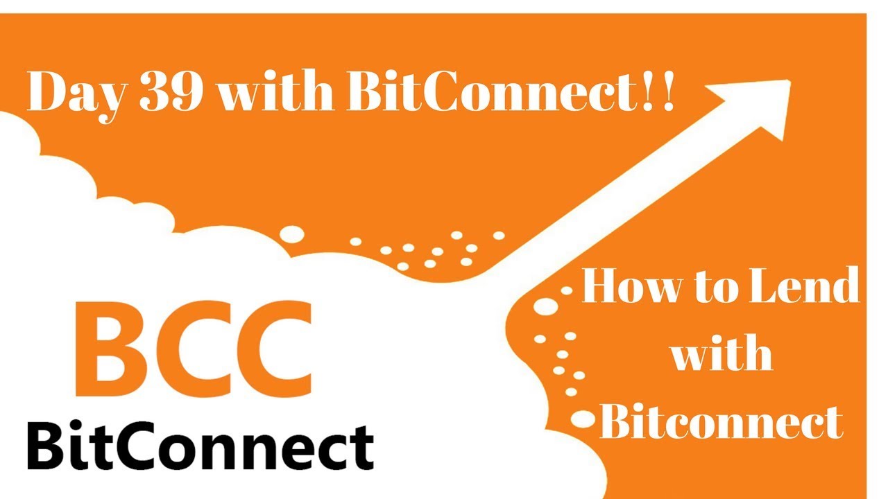 Day 39 with Bitconnect! Lending with Bitconnect