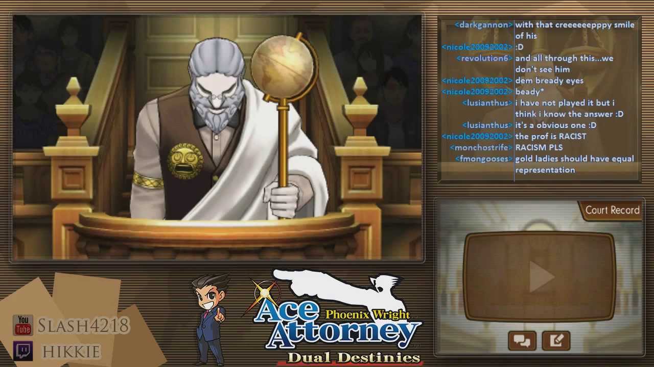 Phoenix Wright: Ace Attorney Dual Destinies Case 3 Day 2 Trial (2/2)