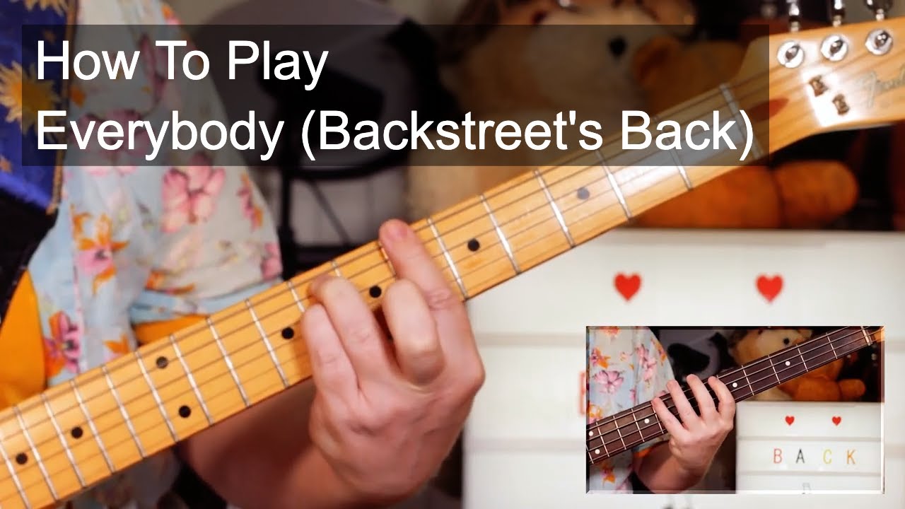 'Everybody (Backstreet's Back)' Backstreet Boys Guitar & Bass Lesson