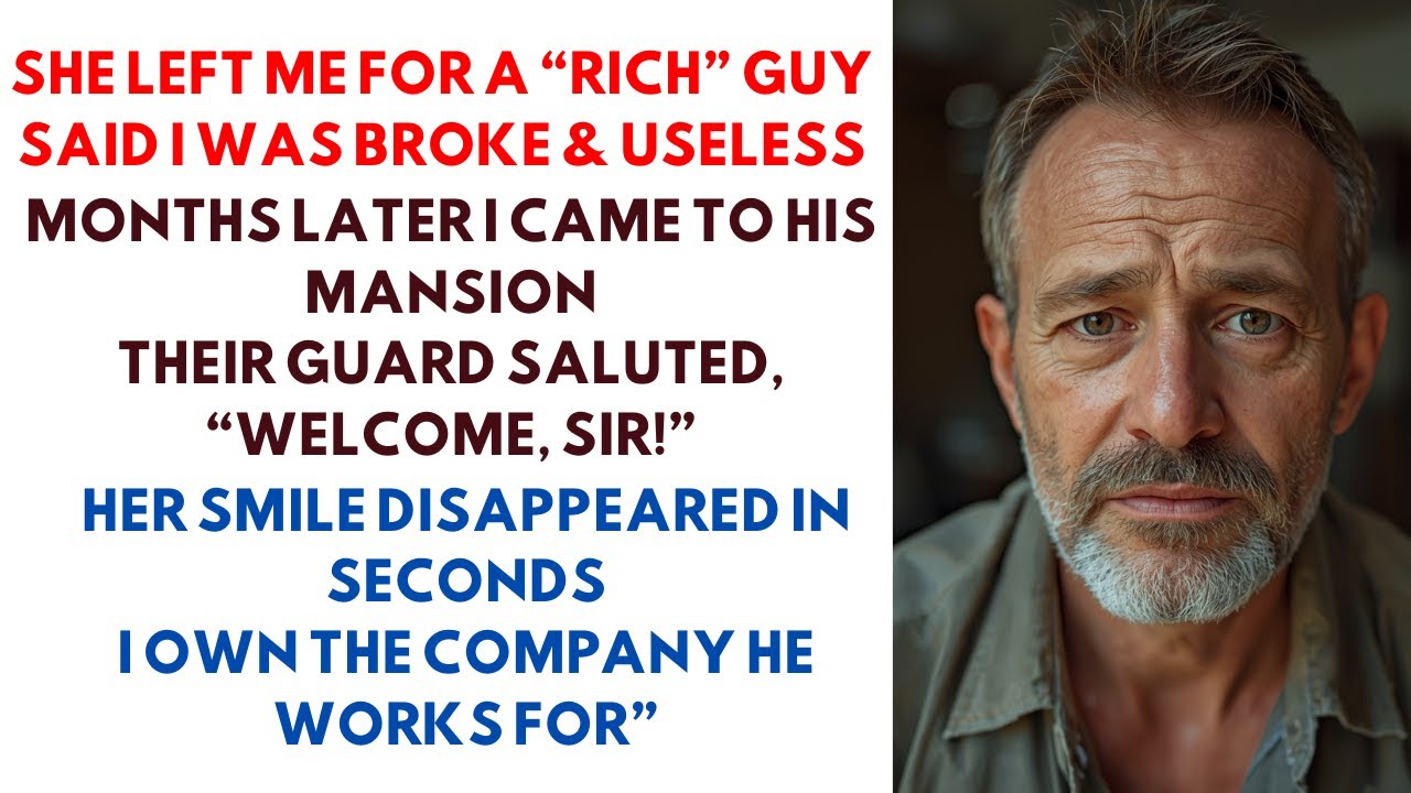 She dumped me for “rich”—then his guard saluted me, “Sir”—they panicked and pleaded.