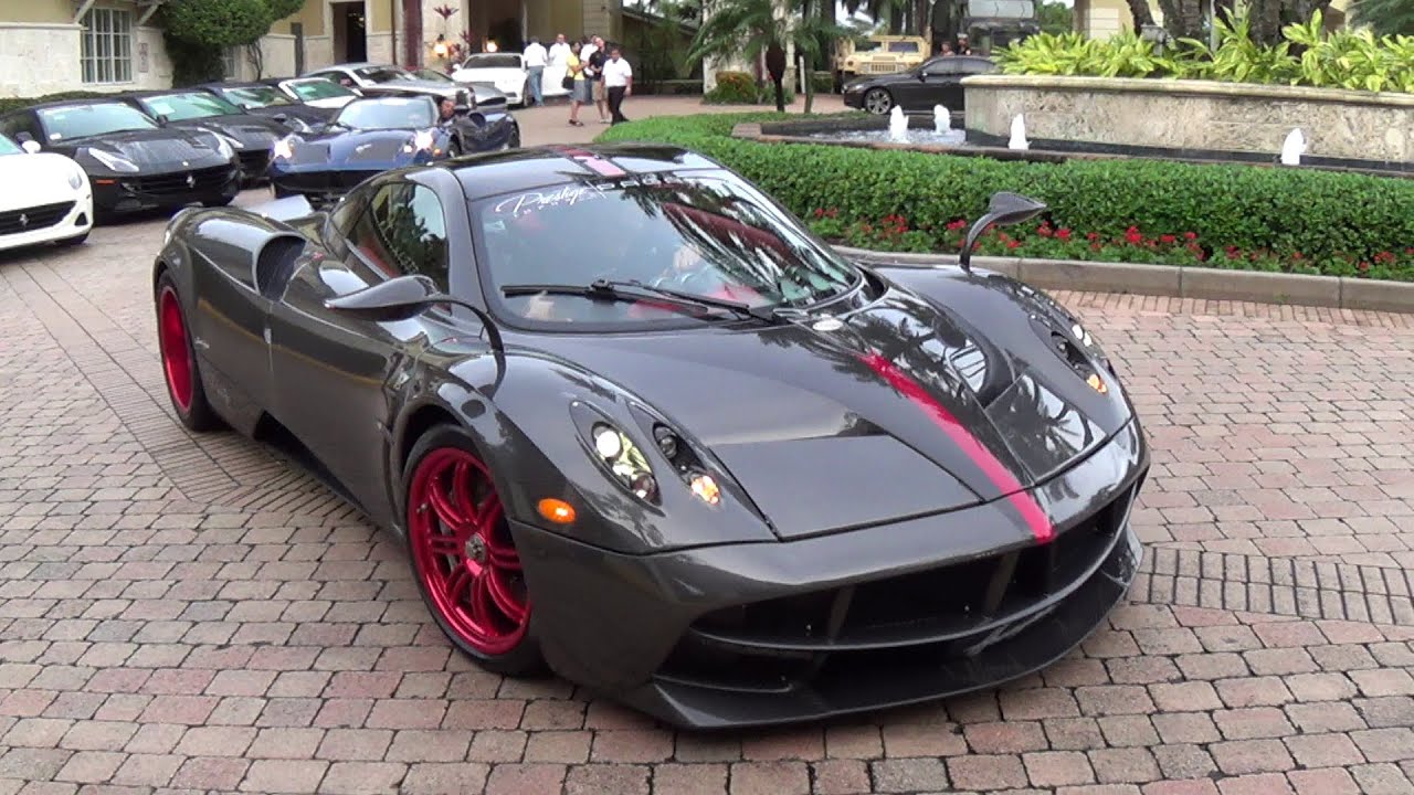 Pagani Huayra PROJECT VULCAN Insane $3 million Supercar God of the winds In Miami Supercar Rally
