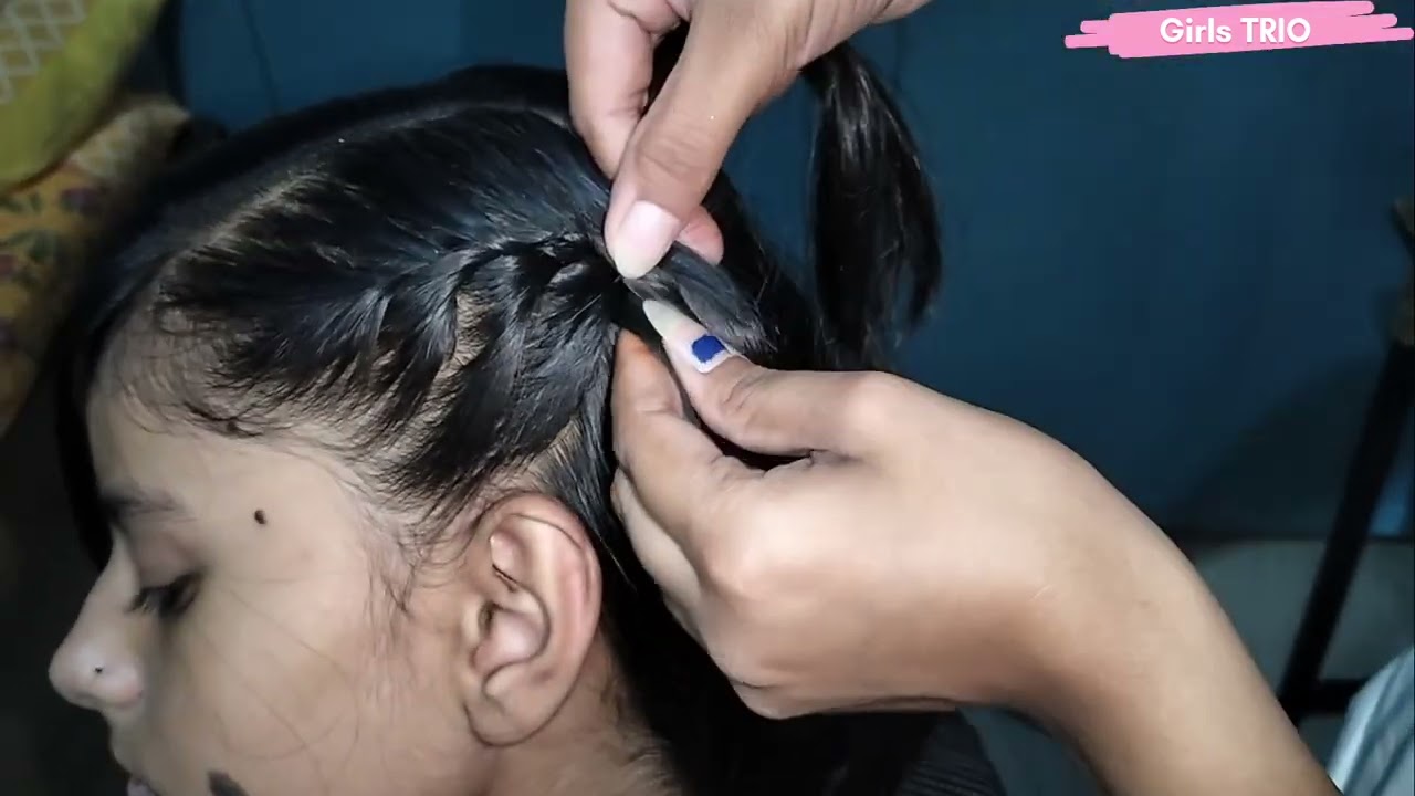 NAVRATRI SPECIAL HAIR STYLE FOR GIRLS ||   