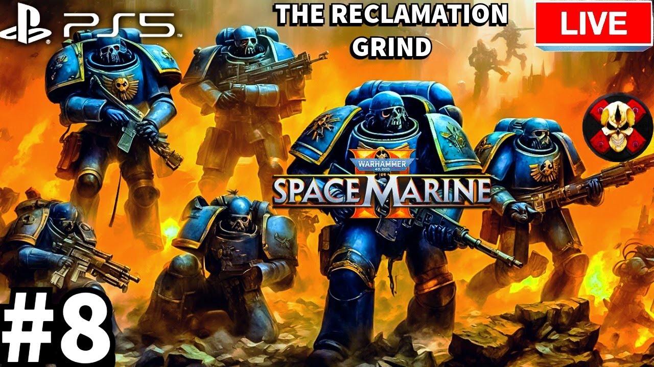 Warhammer 40K: Space Marines 2 The Reclamation Grind 4K UHD PS5 Livestream 08