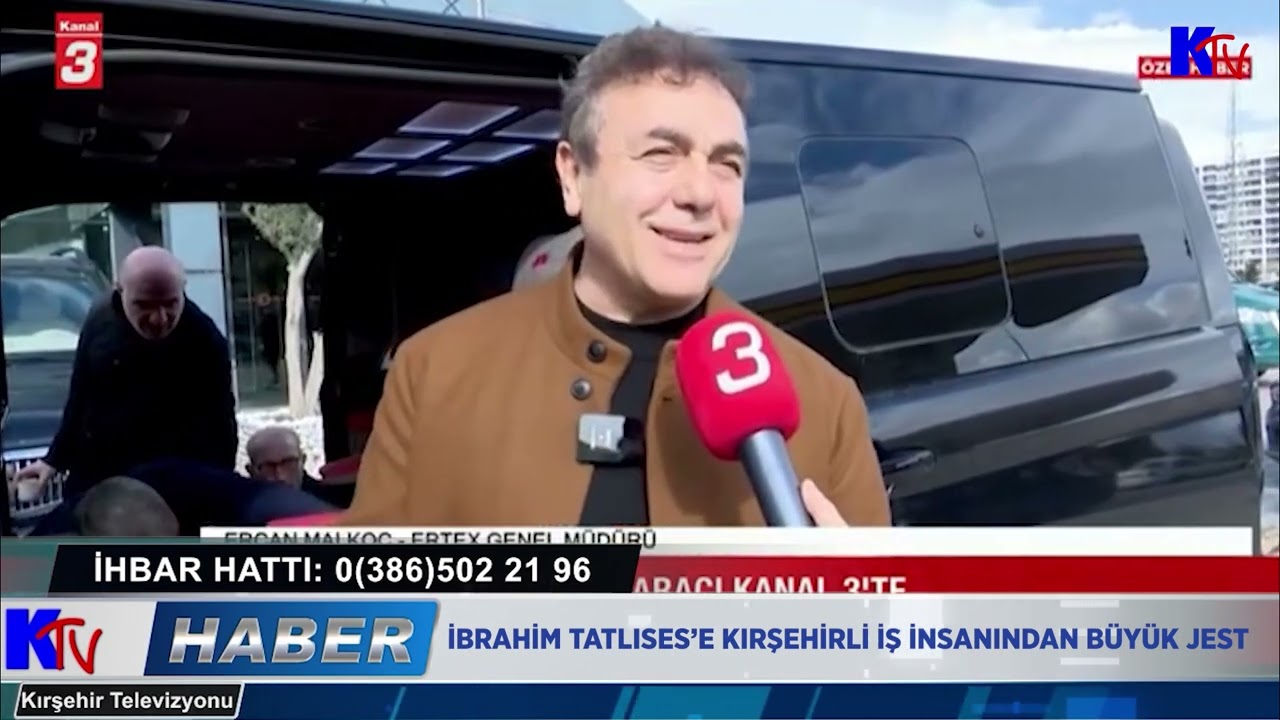 İBRAHİM TATLISES’E KIRŞEHİRLİ İŞ İNSANINDAN BÜYÜK JEST