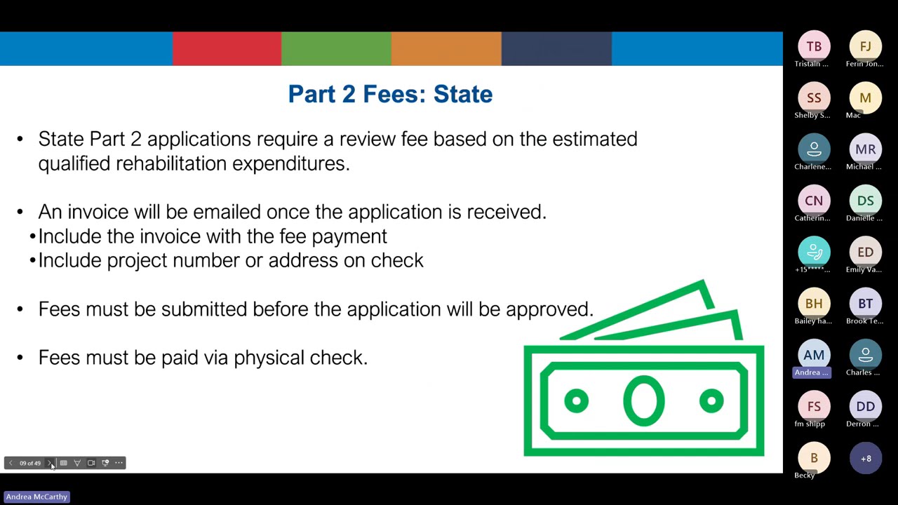 LA Historic Tax Credits Webinar Series Part 4: Part 2 Submissions
