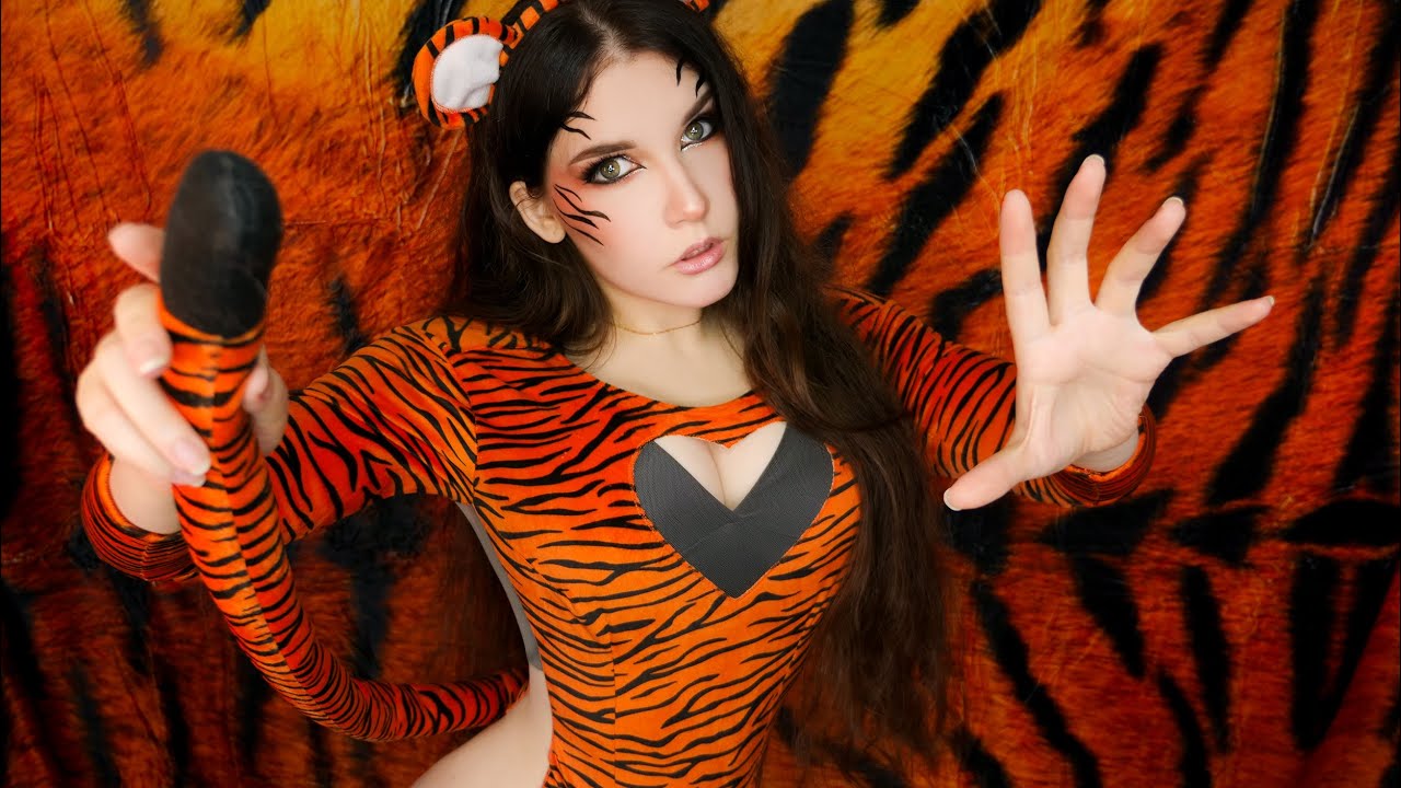 АСМР 🐯🧡 ТИГРИНЫЕ ТРИГГЕРЫ для 50%  МУРАШЕК 🐅  ASMR TIGER TRIGGERS