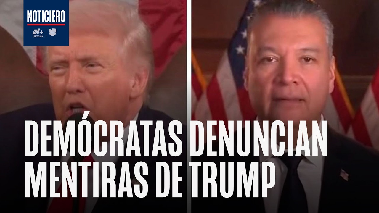 ¿Alex Padilla logró su objetivo de desacreditar el discurso del estado de la Unión de Donald Trump?