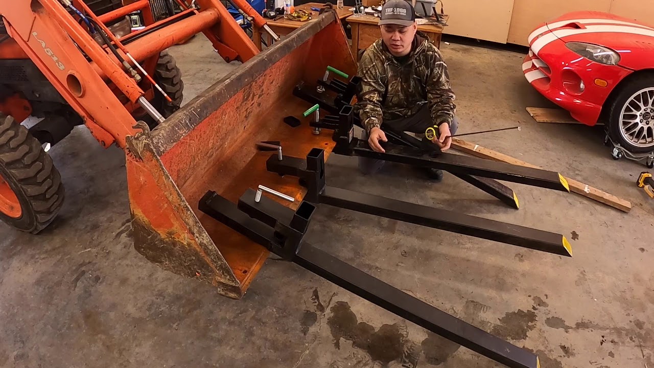 tractor bucket pallet forks