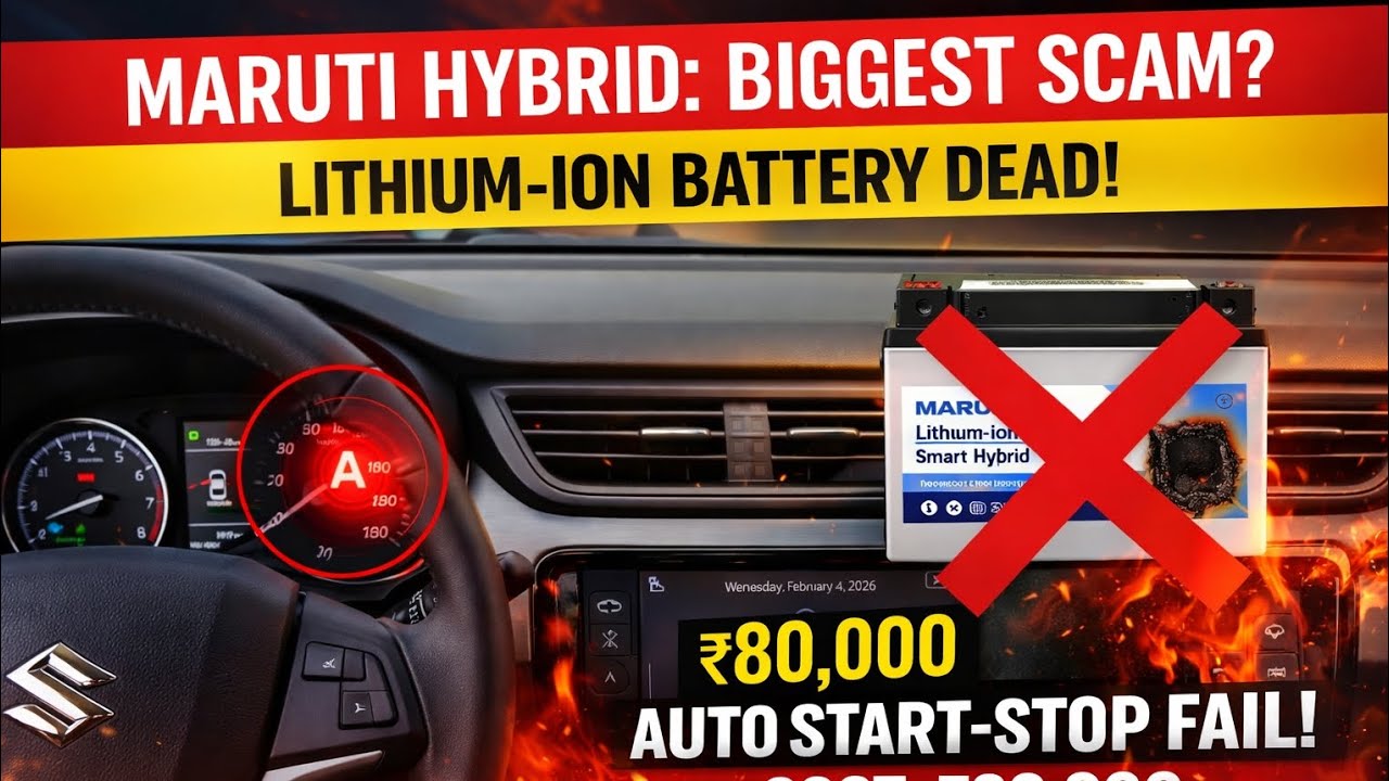 Maruti Smart Hybrid: ₹80,000 Ka Jhatka! 😱 Auto Start-Stop Not Working | DTC U1082-87 Fix ✅U0402-81