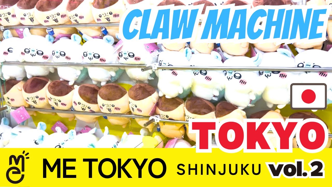 【CLAW MACHINE】 Our First Challenge at ME TOKYO SHINJUKU. Vol.2  Plushies. =Chikawa friends/Chopper=