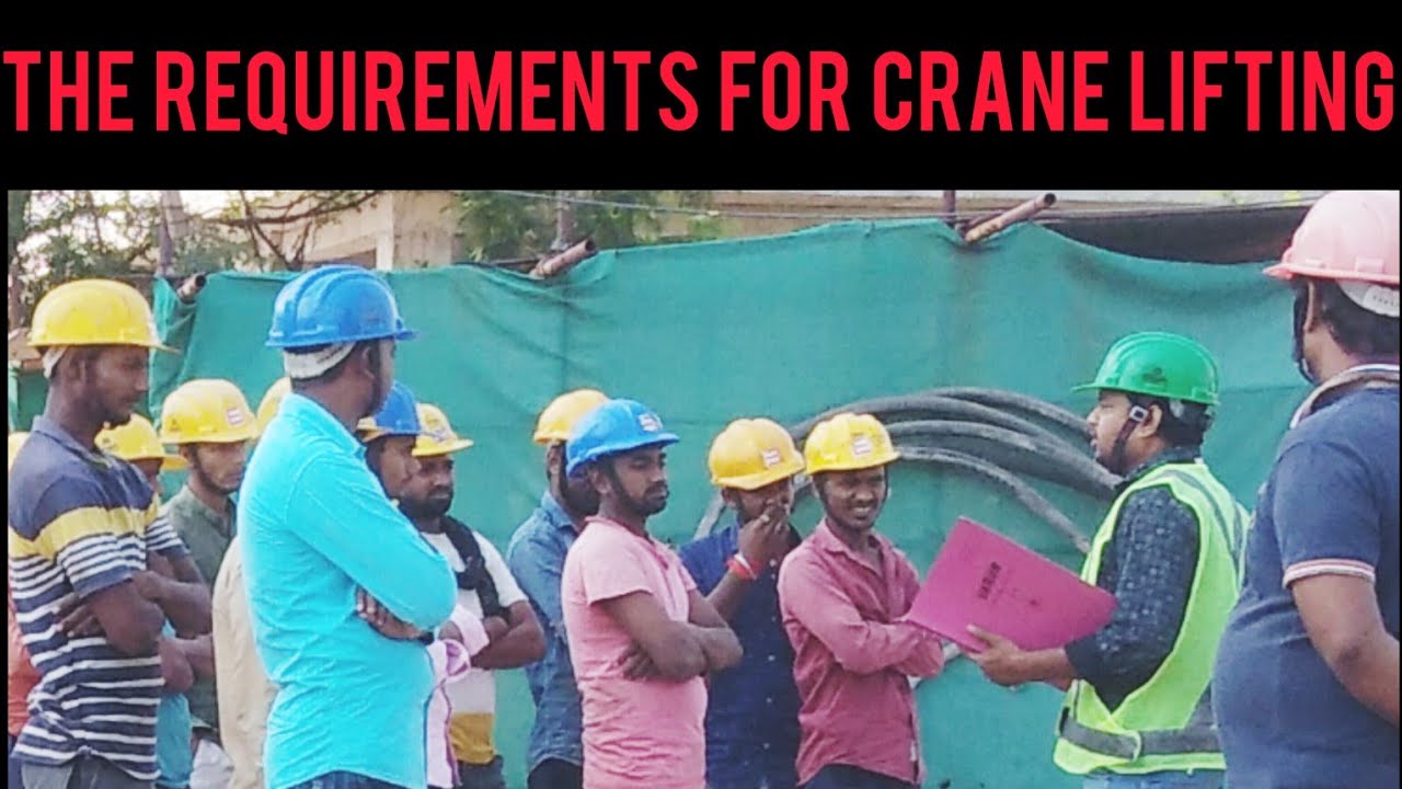 TBT || (tool box talk) the requirement for crane lifting || Hindi me || HEALTH AND SAFETY GROUP.....