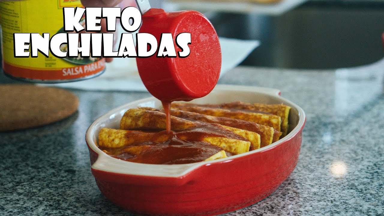 Cheesy Keto Enchiladas Recipe | Low Carb Mexican Food