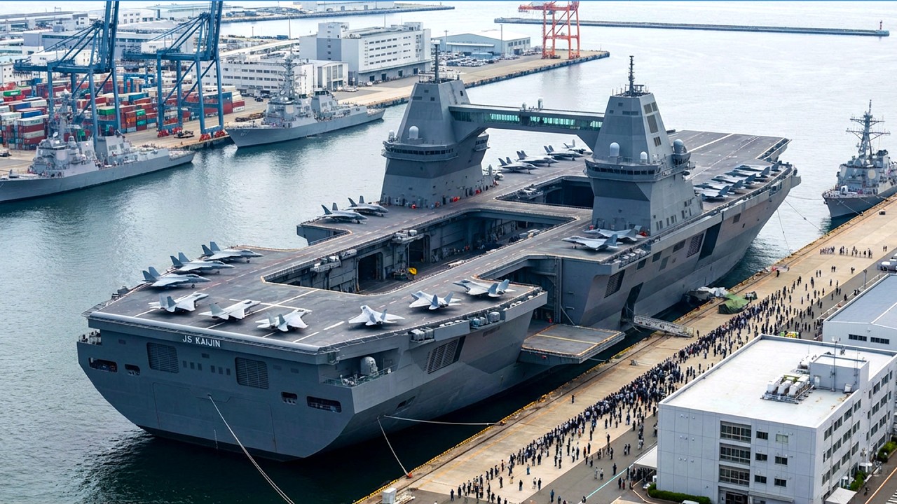 Japan’s New Mega Carrier Is Breaking Every Naval Rule