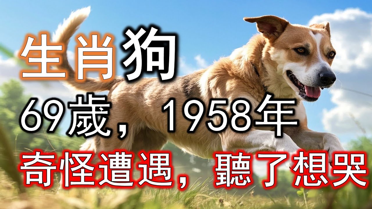 1958年屬狗人，2026年奇怪遭遇，聽了想哭#生肖狗#屬狗人#1958 狗