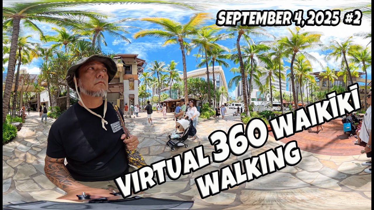 360° Walk in Waikiki – Post Office to Waikiki Beach & Queen’s Beach (Sept 4, 2025)