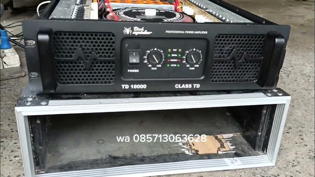 Review power black spider 18.000td
