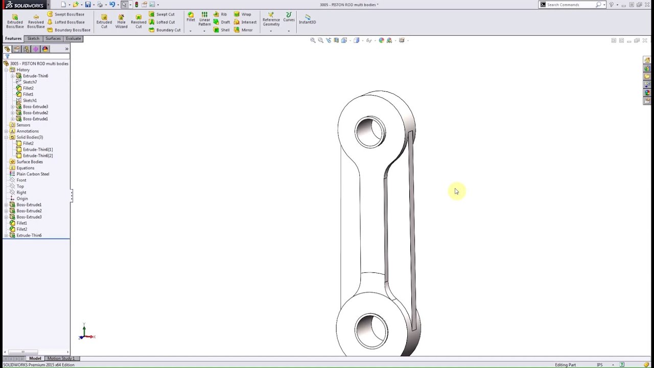 SOLIDWORKS - Multibodies Vs Assemblies - Part 1