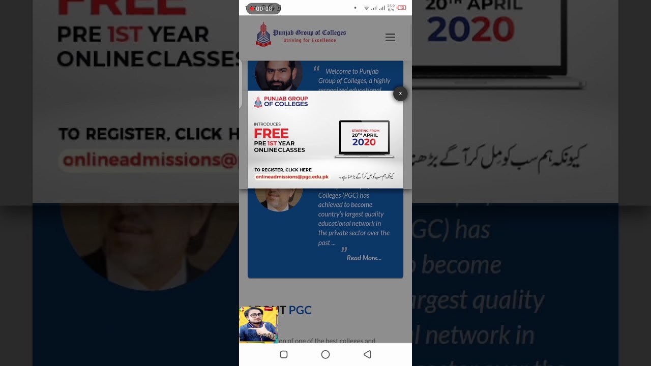 How to  Register and Fill Pre- Classes Admission Form in Pgc Complete Guide