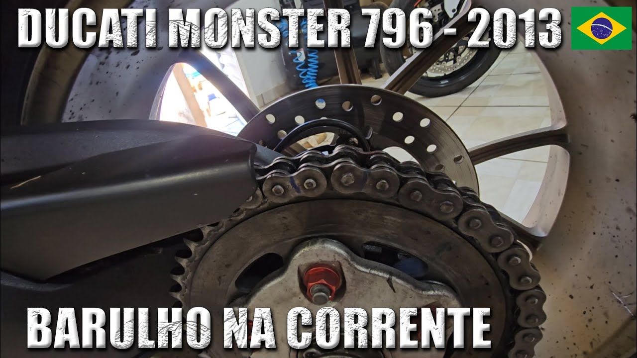 🇧🇷 Ducati Monster 796 2013 - Vendo Barulho na Corrente