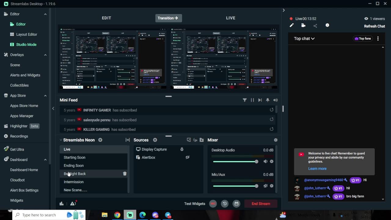 new  testttt streammmmmmmm