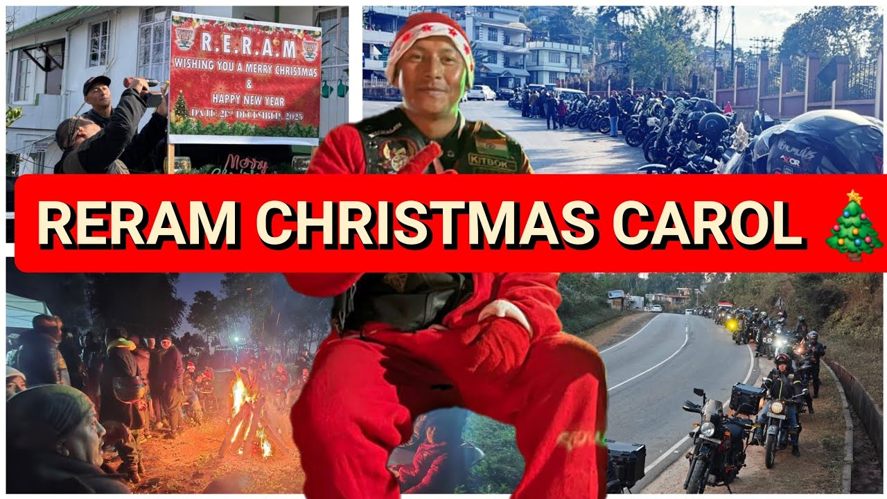 RERAM Christmas Carol Ride 2025 | Spreading Warmth & Joy#shillong #meghalayatourism #tibetanvlogger 
