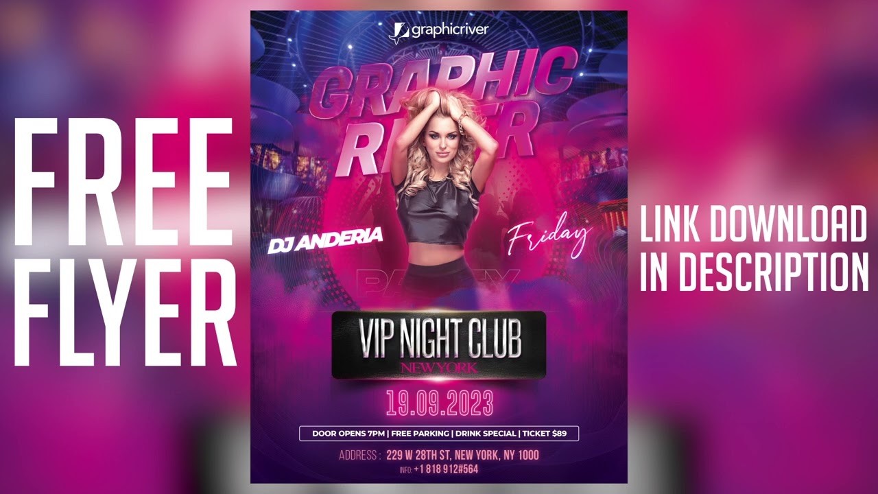 Flyer Free Night Party - 100% Free Download