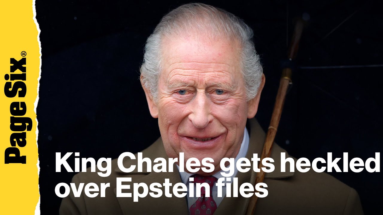 Watch King Charles heckled over Epstein files as Andrew Mountbatten-Windsor moves out of Royal Lodge