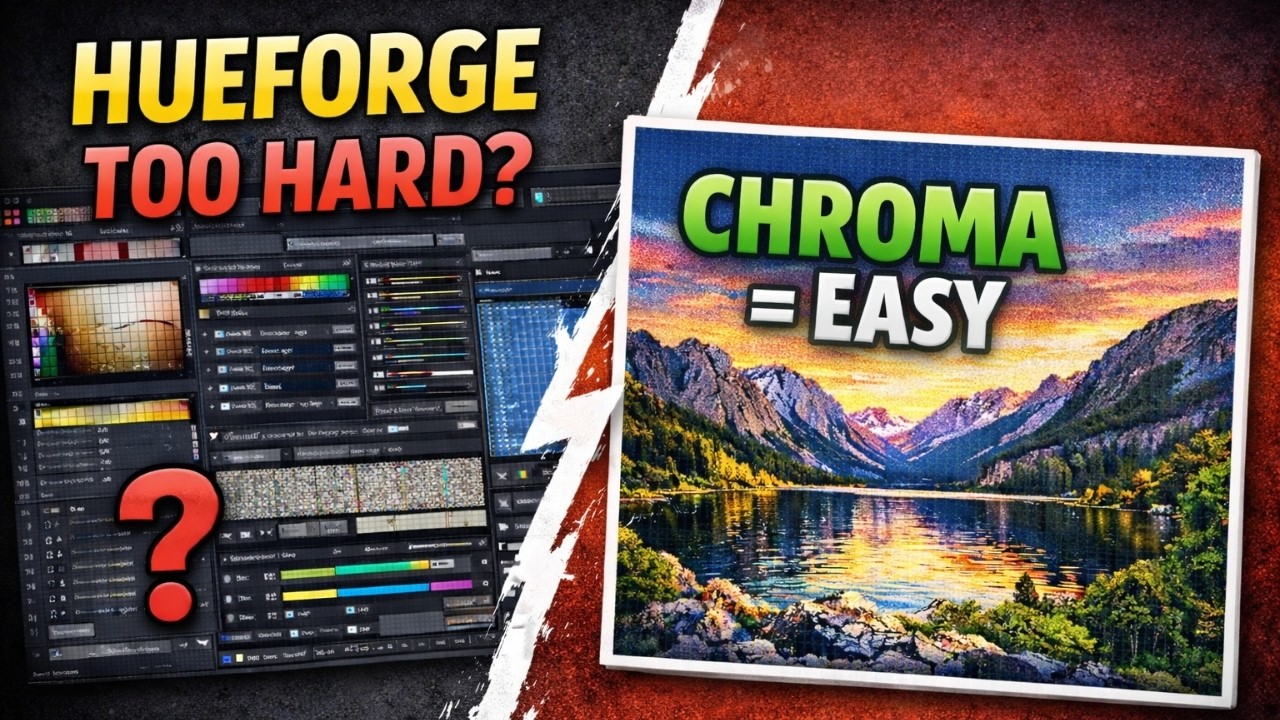 Chroma Canvas vs HueForge: Who Gets a Good Image Faster?