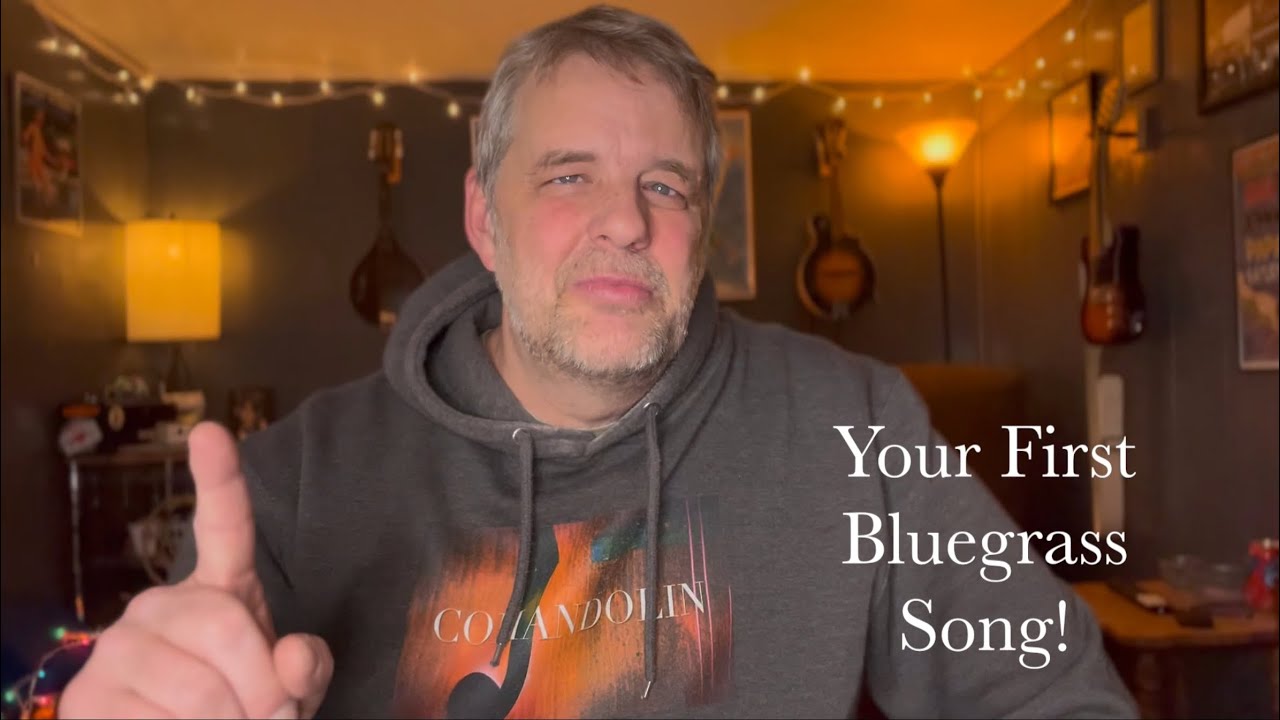 Ваша первая песня в стиле блюграсс! Easy Mandolin — Blue Moon of Kentucky