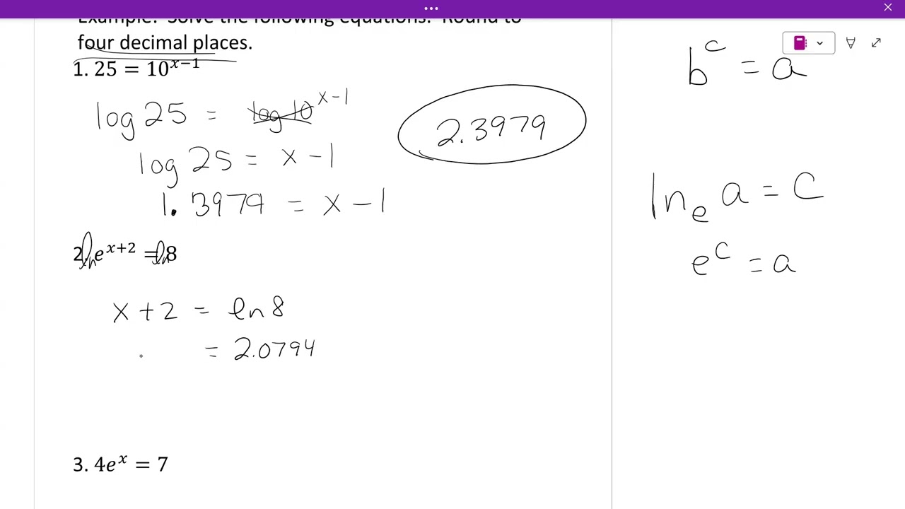 Algebra II 6.3B