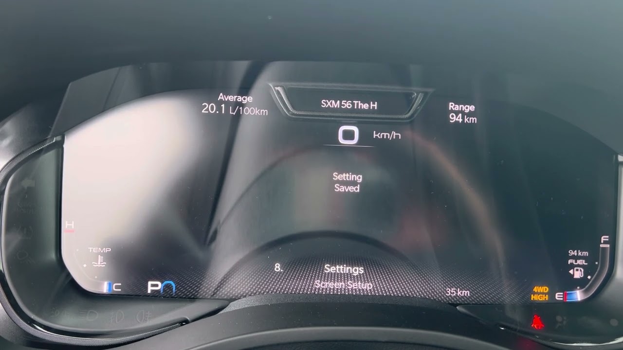 Новый цифровой дисплей приборной панели Ram Trucks
