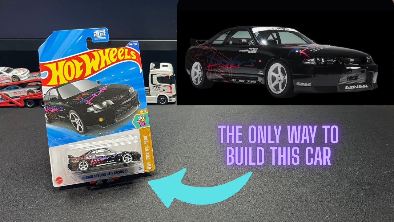 Modding a Legendary HKS Nissan Skyline Hot Wheel