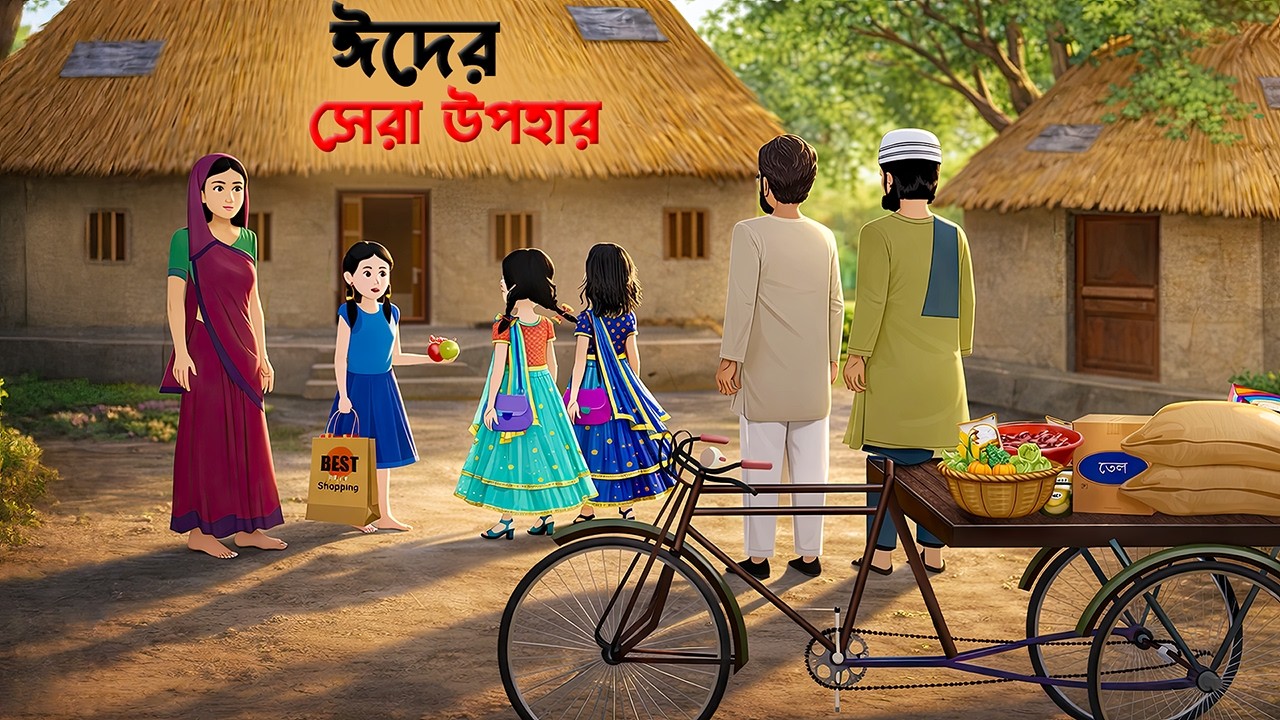 ঈদের সেরা উপহার | The Best Gift of Eid | Bengali Eid Festival Cartoon | Golpo Konna