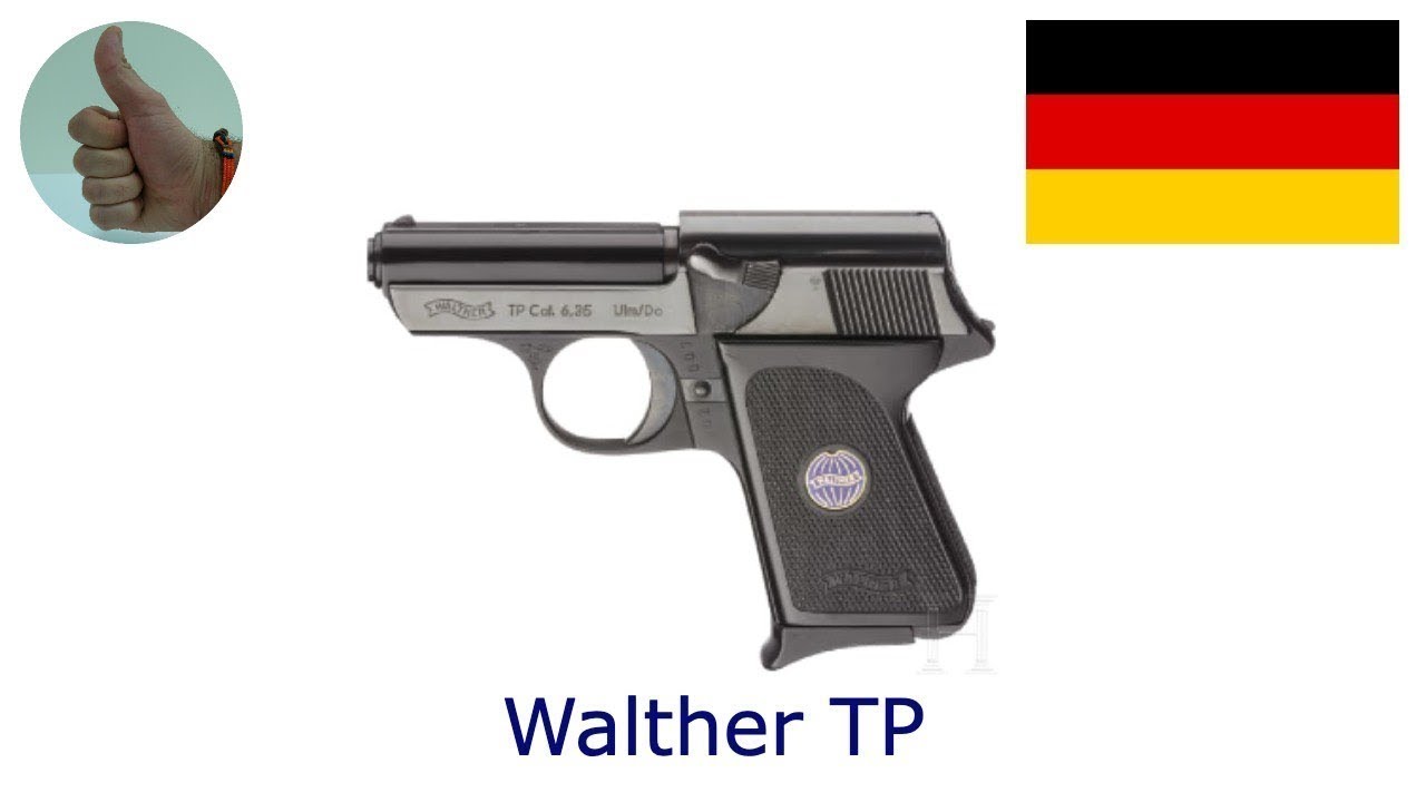 Walther TP (карманный пистолет), 6,35 мм Browning (6,35x16 ммSR/.25 Auto)