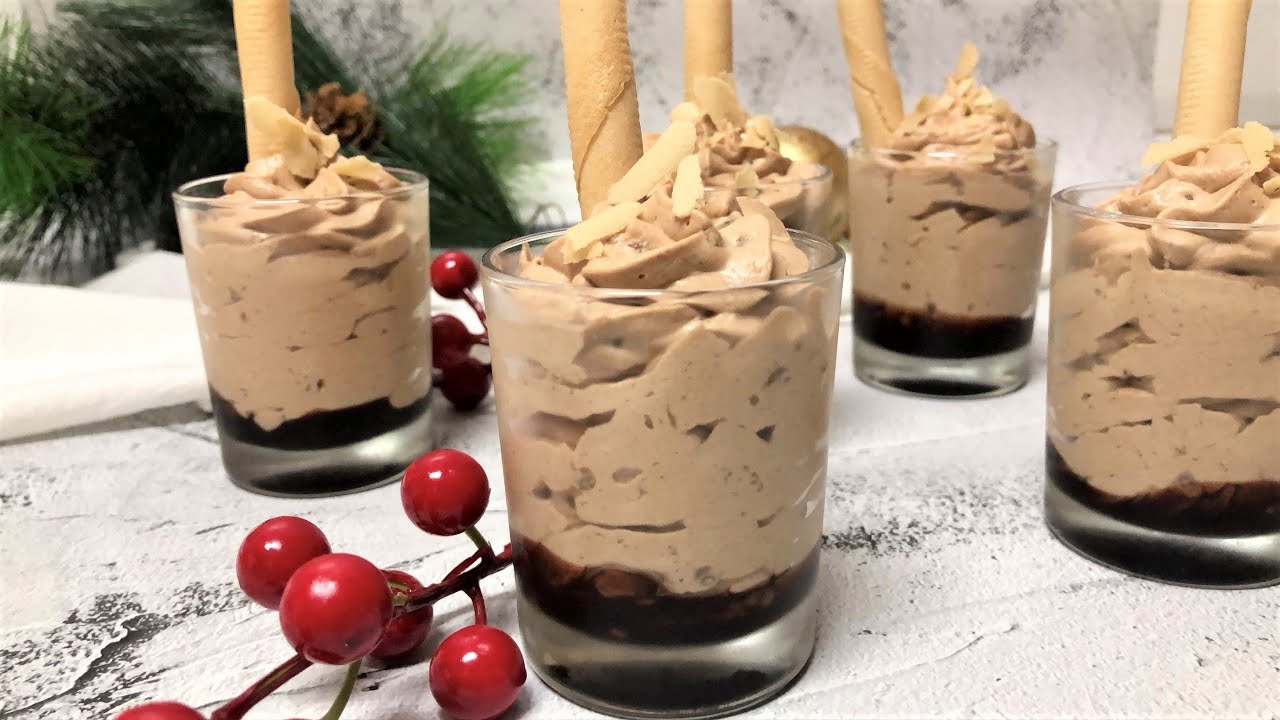 MOUSSE DE TURRON DE CHOCOLATE,  SOLO 2 INGREDIENTES, MUY FACIL Y DELICIOSA