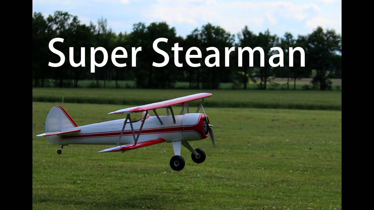 Kyosho Super Stearman-The Oldschool Plane-Brushless (HD)