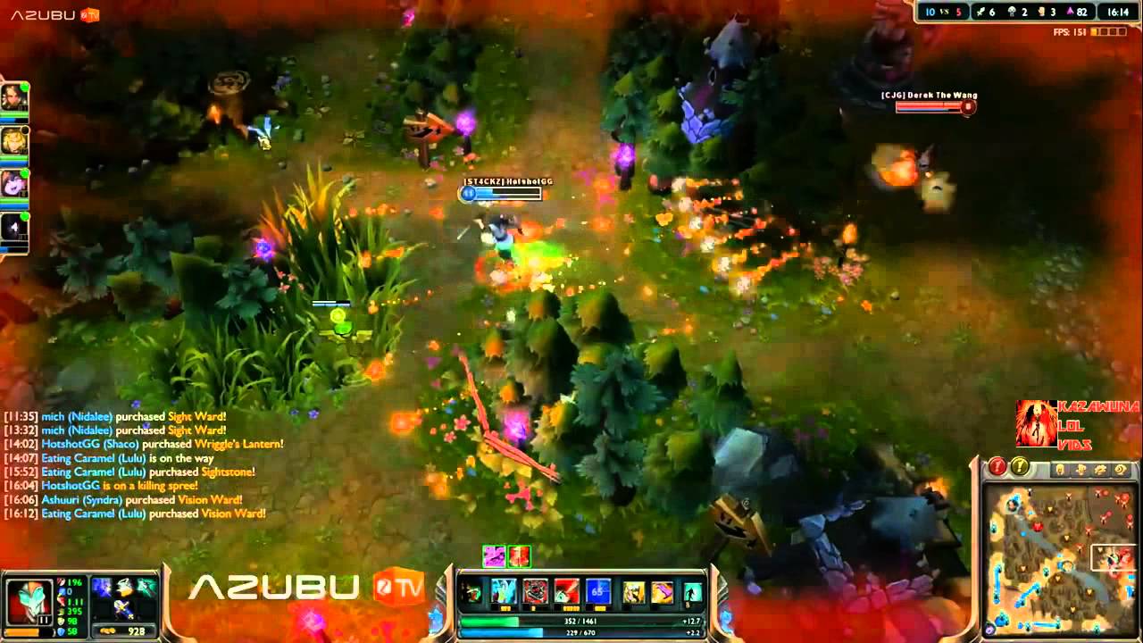 HotShotGG Jungle Shaco Team Ranked Highlights