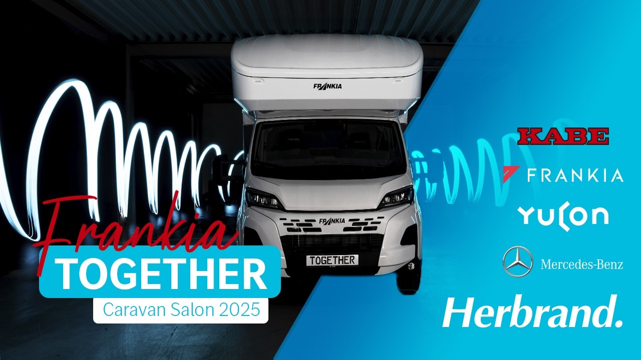Caravan Salon Düsseldorf Highlight: Der FRANKIA TOGETHER mit legendärer Rundsitzgruppe!