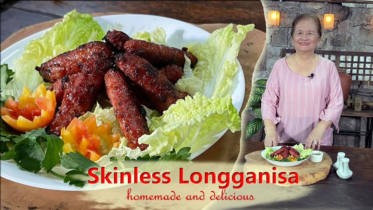 Easy to Make Skinless Longganisa | Atching Lillian