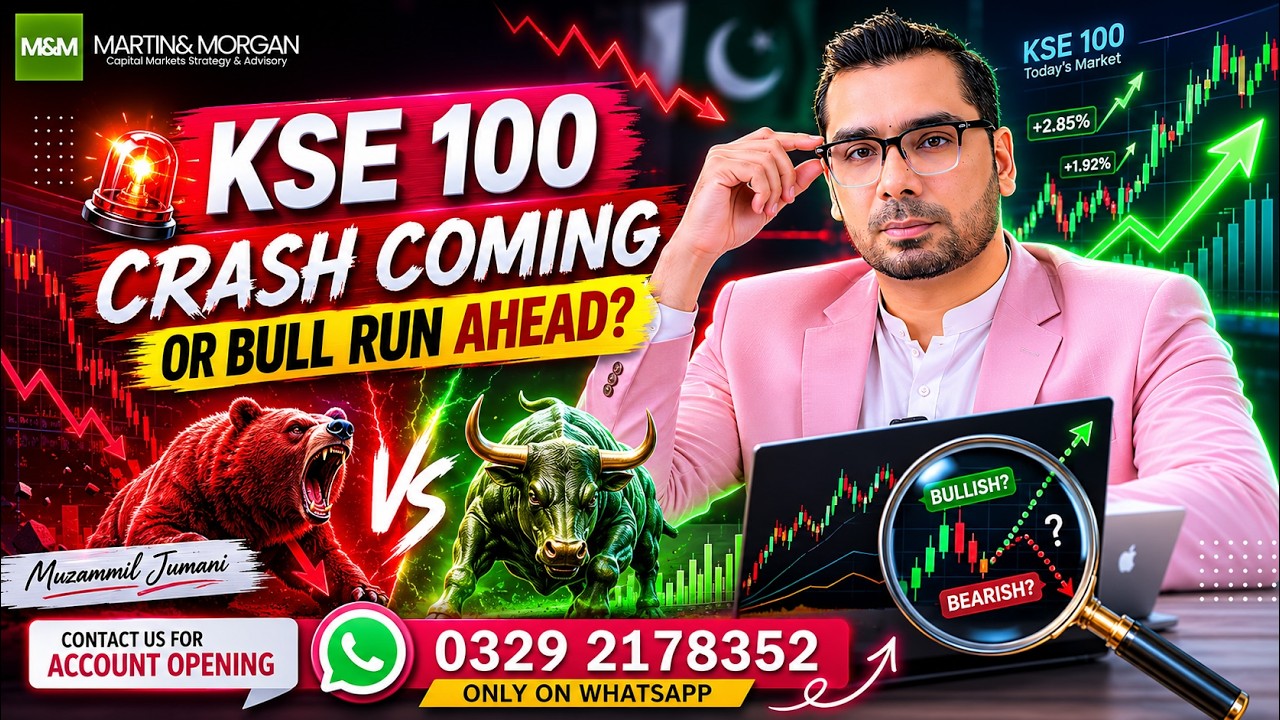 KSE 100 | CRASH COMING OR BULL RUN AHEAD? | #muzammiljumani #psx  #kse100 | #trading