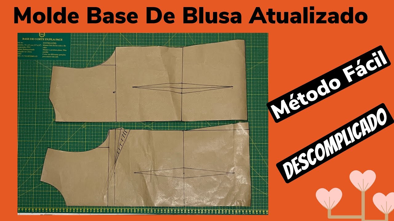 MOLDE BASE BLUSA ATUALIZADO (f&aacute;cil e descomplicado ) 🔥