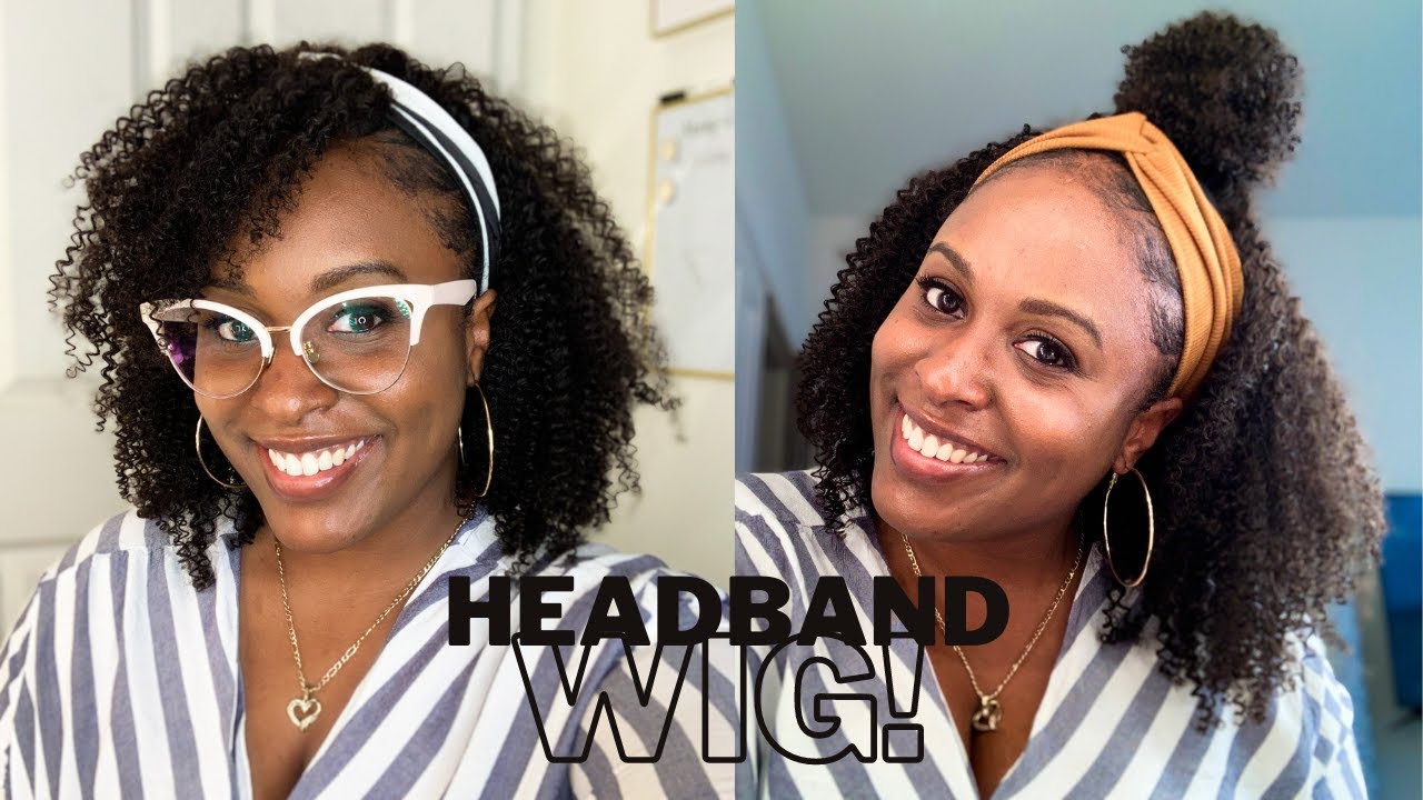 NEW HEADBAND WIG 🔥🔥 | FT. MYQUALITYHAIR (1 MINUTE INSTALL!)  AFRO KINKY CURLY 4B-4C