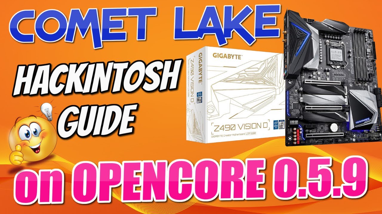 Руководство по чипсету Intel COMET LAKE 10-го поколения на OPENCORE HACKINTOSH.... Изучите Openco...