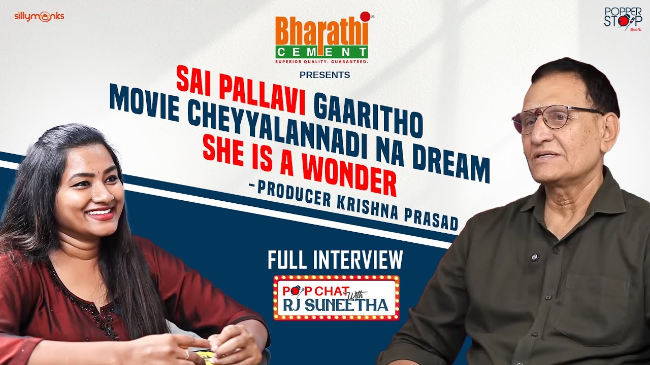 Pop Chat With Rj Suneetha Episode 4 Ft. Producer Krishna Prasad | Interview | Popper Stop Telugu